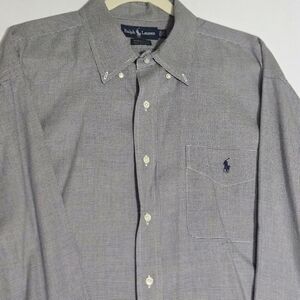 Ralph Lauren Men's 17.5 34/35 Shirt Button Down Long Sleeve